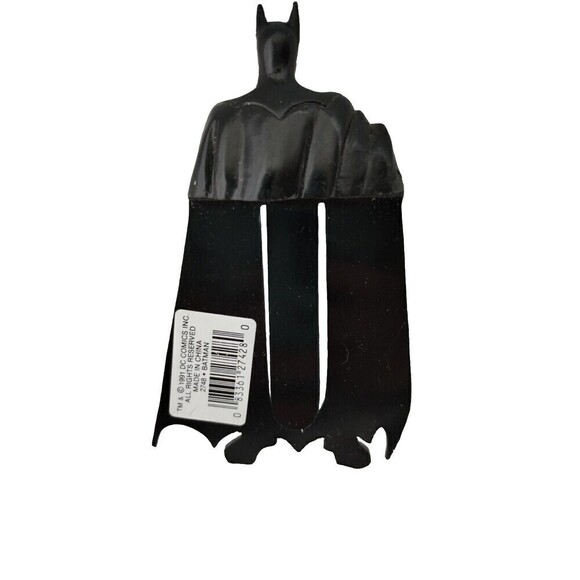 Vintage 1992 Applause Batman Bookmark Figural Page Marker Clip Figure Cape 4" - Picture 4 of 6